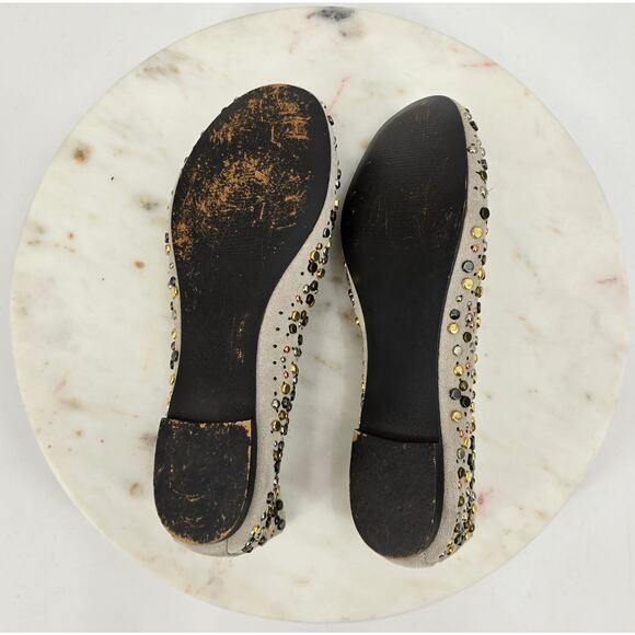 Steve Madden Edgy Boho Chic Kendaa Studded Flats Size 8 - Picture 6 of 8